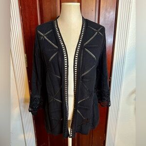 Chico's Elegant Black Cardigan